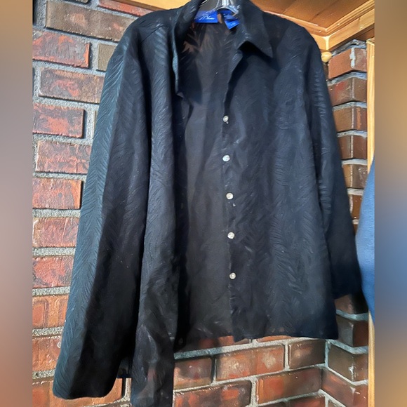 Womens black button down - Picture 1 of 3
